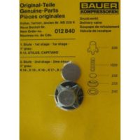 BAUER Discharge Valve Kit 012840
