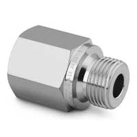 BSPP STAINLESS Adaptor, R 1/4 to NPT 1/4