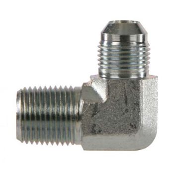 JIC Male Elbow, 1/4 Male NPT - Image 2