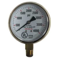 OXYGEN GAUGE 4000 PSI