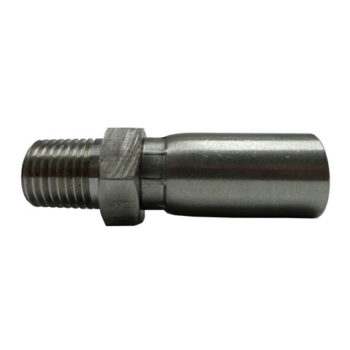 Stainless Steel Male NPT 1/4" Hose End