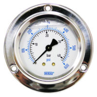 Flange Panel Gauge 600PSI/BAR