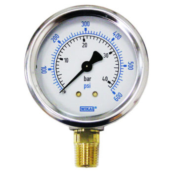Filled Gauge 600 PSI/BAR