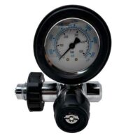 Din Filler with Compact Valve Gauge